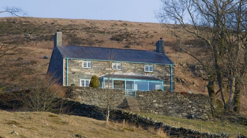 Exterior of Dyffryn Mymbyr Farm House, Conwy, Conwy